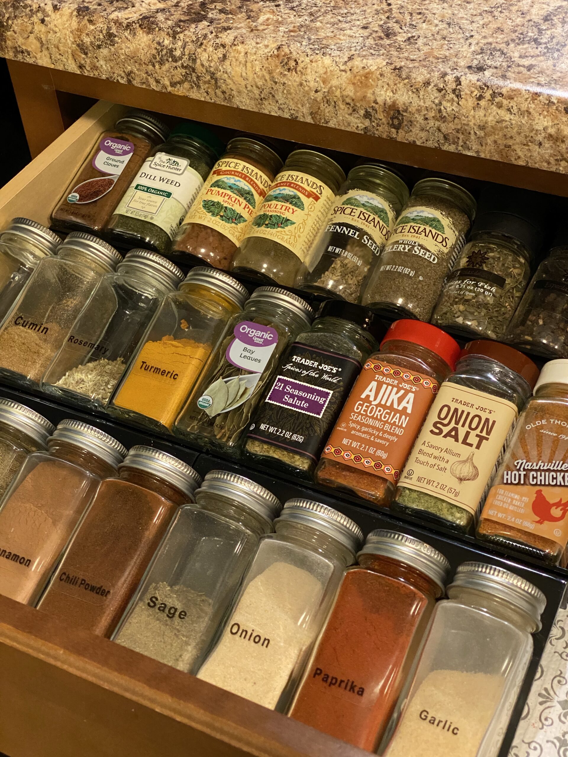 Spice Drawer Organization – The Moms Lounge